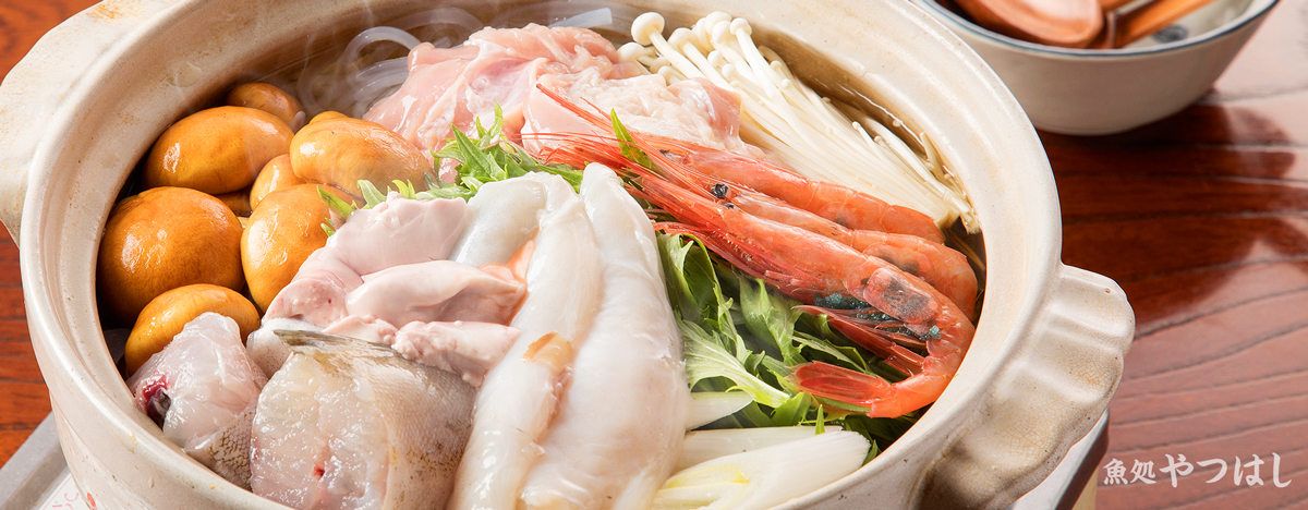 冬は魚介鍋と日本酒で　富山の魚を食べるなら　魚処やつはし　富山市 桜木町